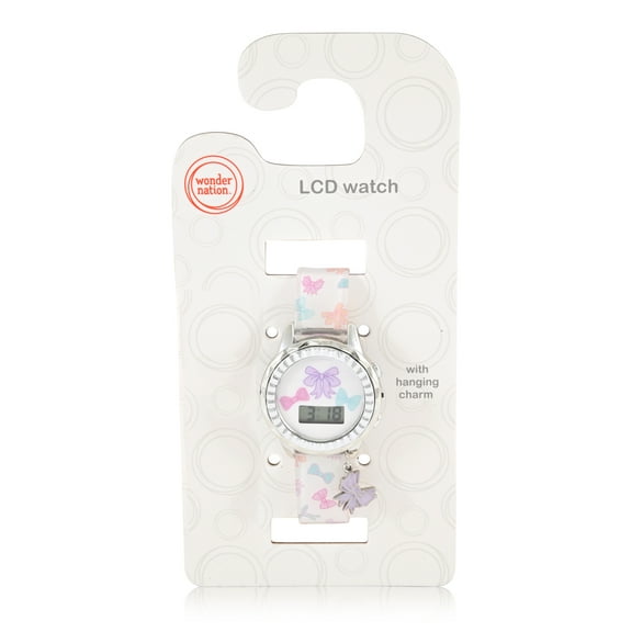 White Bow Round Bling