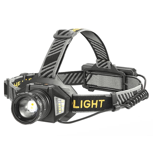 LED potente faro Torch Torch Power Exhibing Camping Head Light para pesca de senderismo