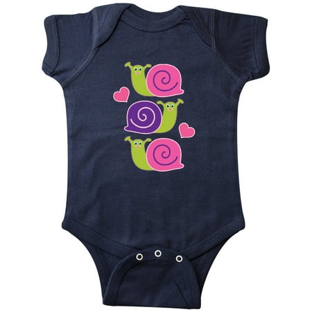 

Inktastic Snail Lover Girl Garden Snails Gift Baby Girl Bodysuit