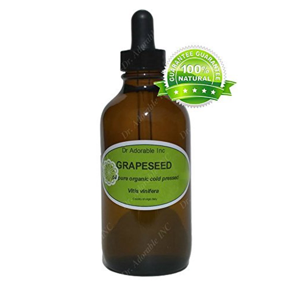 Dr. Adorable 100 Pure Grapeseed Oil Organic Cold Pressed Natural
