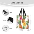 thumbnail image 4 of Xecao Hawaiian Pineappl for Tote Bag: spacious with inner pockets, ideal for work, shopping, or travel., 4 of 9