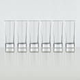 thumbnail image 3 of Burns Glass Shooter Shot Glasses, 2 oz Crystal Clear 4 Inch Tall Shot Glasses Heavy Base (Set of 6), 3 of 7