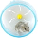thumbnail image 1 of Juguete de ejercicio perfecto para hámsteres enanos y mascotas pequeñas: rueda para correr silenciosa azul de 14 cm, 1 of 5