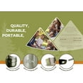Wealers 8pc Camping Cookware Set Stainless Steel Pots and Pans with