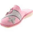 thumbnail image 3 of SC Home Collection Womens 12217 Natural Wool Flower Cozy House Slippers Made in Europe, 3 of 4
