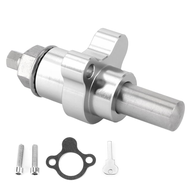 Kit de ajuste manual del tensor de la cadena de distribución del árbol de levas para Honda CBR600RR 03-18Plata