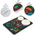 thumbnail image 4 of FREEAMG Day Of The Dead Sugar Skull Cat Flowers Absorbent Dish Drying Mat Microfiber Kitchen Countertop Table Protector Multi-Purpose Counter Rack Sink Drainer Pad 18” x 16”, 4 of 6