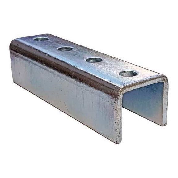 ZoroSelect Channel Joiner Fitting, Silver