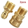 thumbnail image 2 of Pressure Washer Quick Release 14.8mm 3/8In Male To M22 Male Fitting Coupling Set, 2 of 5