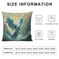thumbnail image 5 of Orinice Bird Wings Mountains Graphic Decorative Cushion Throw Pillow Cover for Home Couch Living Room Bed Sofa - Short Plush 1PC 18x18in, 5 of 5