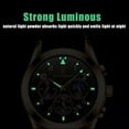 thumbnail image 5 of Poedagar Men Watch Luxury Business Quartz Watches Stainless Stain Strap Sport Chronograph Men's Wristwatch Waterproof Luminous - Quartz Wristwatches, 5 of 7