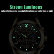 Poedagar Men Watch Luxury Business Quartz Watches Stainless Stain Strap Sport Chronograph Men's Wristwatch Waterproof Luminous - Quartz Wristwatches