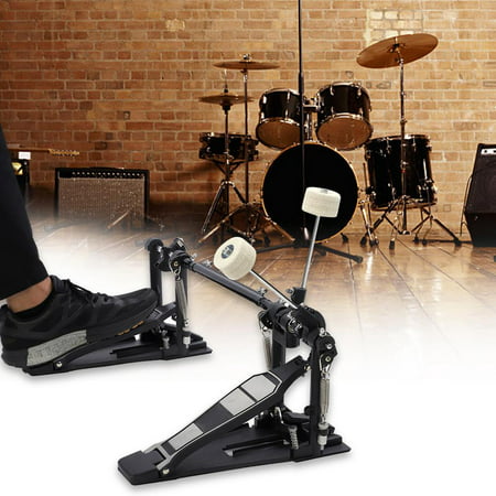 Ejoyous Drums Pedal Double Bass Dual Foot Kick Percussion Drum Set Accessories, Drums Double Pedal, Drum Foot