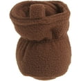 thumbnail image 4 of Hudson Baby Baby and Toddler Cozy Fleece Booties, Brown, 0-6 Months, 4 of 11