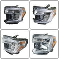 thumbnail image 2 of For 2019-2021 GMC Sierra 1500 Halogen w/DRL Headlight Left Driver Side Headlamp, 2 of 6