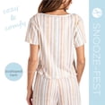 thumbnail image 4 of Hello Mello Lounge Pajama Top Sleepwear Shirt with Crewneck, Snooze Fest (Women's), 4 of 8