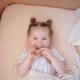 thumbnail image 3 of Mushie Organic Cotton Stretchy Crib Sheet - Sun, 3 of 3