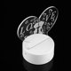 thumbnail image 4 of Lámpara de noche romántica visual con ilusión 3D USB de 4,5 V Luz de mesa de escritorio táctil de 7 colores (base blanca), 4 of 8