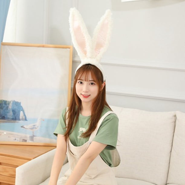 Gwong Juguete Girls Bunny Orejas Diadema Concierto Fiesta Festival Accesorio para el cabello Muñeca de peluche Juguete Gwong 30007374