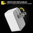 thumbnail image 2 of Scosche HPDCC35WT-SP PowerVolt 35W Dual USB-C Fast Wall Charger 3.0 Power Delivery White, 2 of 6