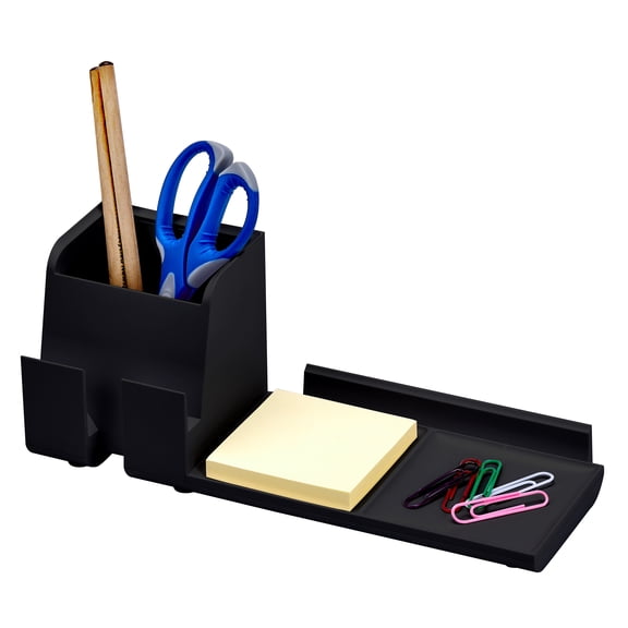Bostitch Konnect Charging Desk Organizer Base, USB Phone Stand Compatible with Cell Phones & Tablets, Black