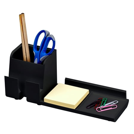 UPC: 0842048033448 | Bostitch Konnect Charging Desk Organizer Base  USB Phone Stand Compatible with Cell Phones & Tablets  Black