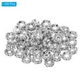 thumbnail image 3 of 6mm Spacer Beads, 150pcs Bead Spacers Rhinestone Round Bulk Beads Wave for Jewelry Making, Dark Silver, 3 of 6