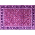 thumbnail image 1 of Ahgly Company Indoor Rectangle Persian Purple Traditional Area Rugs, 5' x 8', 1 of 4