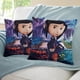 thumbnail image 3 of Coraline Fundas de almohada de terciopelo con tema, regalos de funda de almohada, decoración para el hogar, cojín de lanzar, regalo de cumpleaños para fans y parejas. 50cm x 50cm., 3 of 6
