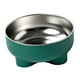 thumbnail image 4 of Tazón para perros de gato Tazón de alimentos de agua multiusos fáciles de limpiar acero inoxidable portátil moderno comedero para comer alimentador de Verde, 4 of 8