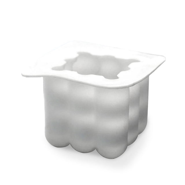 Molde para moldear velas resistente al calor de silicona DIY, molde para hornear de fiesta de vacaciones para niños, cera bonita antiadherente para dulces Worallymy JD709783019