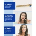 thumbnail image 5 of MySmile Deluxe Teeth Whitening Pen Kit with 28-LED Light, 4 x 2ml Teeth Whitening Kit, Whitening Gel Pen Refills, Remove 10 Years of Stains, 5 of 16