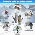 thumbnail image 4 of Alaparte Usb Heated Gloves Non-Silicone Winter Warm Knitted Gloves Touch Screen Heating Suitable For Driving Running Indoor And Outdoor Activities Gray, 4 of 5
