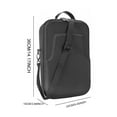 thumbnail image 4 of Jixopn - Bolsa protectora de gran espacio, estuche portátil de EVA con correa para el hombro, almohadilla para lentes, a prueba de golpes y antiarañazos para accesorios de realidad virtual, 4 of 7