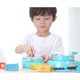 thumbnail image 3 of 24 piezas de alimentos de plástico falsos para niños pequeños, niñas y niños que inspiran la imaginación. Azul, 3 of 9