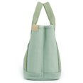thumbnail image 4 of Bolsa de lona para mujercon múltiples bolsillospara mamáinformales para el trabajo (verde) Likrtyny Para Estrenar, 4 of 9
