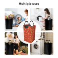 thumbnail image 5 of Pofeuu Pizza Cartoon Print Laundry Basket, Laundry Hamper, Collapsible Laundry Baskets, Dirty Clothes Hamper, Waterproof with Foam Protected Aluminum Handles, 5 of 5