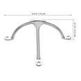 thumbnail image 3 of KAKOWELY 3-Prong Bracket Stainless Steel Metal 3-Prong Bracket For Rvs And Boats Boat Stainless Steel 3-Prong Bracket Wire Bracket Practical 3-Prong Bracket, 3 of 4