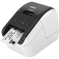 Brother QL-800 High-Speed Professional Label Printer, Lightning Quick Printing, Plug & Label Feature, Brother Genuine DK Pre-Sized Labels, Multi-System Compatible – Black & Red Printing
