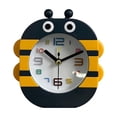 thumbnail image 2 of Small Analog Clock for Bedroom, Non Ticking Desk Clock for Students with Gentle Wake Up , Battery Operated Portable Study and Travel Clock, 2 of 6