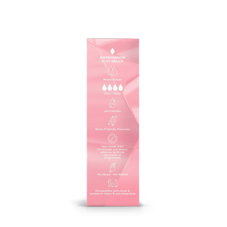 pink vibrating sex toy K-Y Jelly Personal Lubricant, Water-Based, 2 FL OZ for Anal & Sexual  Wellness