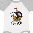 thumbnail image 4 of Inktastic Lil' Pirate Pirate Ship, Pink Bandana Boys or Girls Baby Bodysuit, 4 of 5