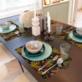thumbnail image 6 of Placemats Set of 4 / 6, Vintage Autumn Plants Butterfly Placemats for Dining Table Indoor/Outdoors Heat Resistant Washable Placemats 18" x 12", 6 of 8
