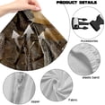 thumbnail image 6 of TSOVTHRID Forest Camo Hunting Print Gaming Chair Cover Pack of 4, Stretchable Chair Seat Protection with Armrest Pad Removable Computer Reclining Chair Protective Slipcover, 6 of 7