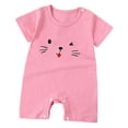 thumbnail image 1 of Nwiuh Boy Rashguard Swimsuit Boys' Swimwear Short Sleeves Bathing Suits Sun Protection Swim Suit (Watermelon Red, 6-12 Months), 1 of 4
