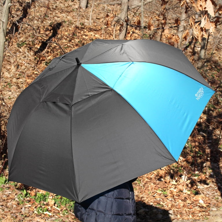 Misty Harbor 72-Inch Golf Umbrella, Blue and Grey photo 4