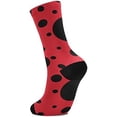 thumbnail image 2 of Coolnut Ladybug Socks Winter Warm Socks Fashion Print Socks Novelty Casual Socks for Men Women( 1 Pack), 2 of 6