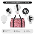 thumbnail image 4 of Balery Strawberry Bolsa de Gimnasio para Mujeres, Bolsa de Viaje con Bolsillo Húmedo, Bolsa de Fin de Semana para Mujeres, Bolsa de Viaje Resistente al Agua, 4 of 7