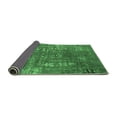 thumbnail image 2 of Ahgly Company Indoor Square Oriental Emerald Green Industrial Area Rugs, 4' Square, 2 of 4