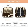 thumbnail image 3 of Bear Family with Forest and Birds Seat Covers for Dining Room Chairs Set Of 4,Stretch Printed Washable Chair Seat Cover with Elastic Ties and Button,Removable Waterproof Couch Cushion Covers, 3 of 6